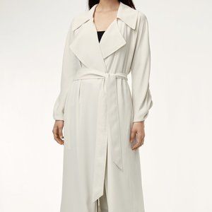 Aritzia Babaton Bascom Trench Coat in Silvertip